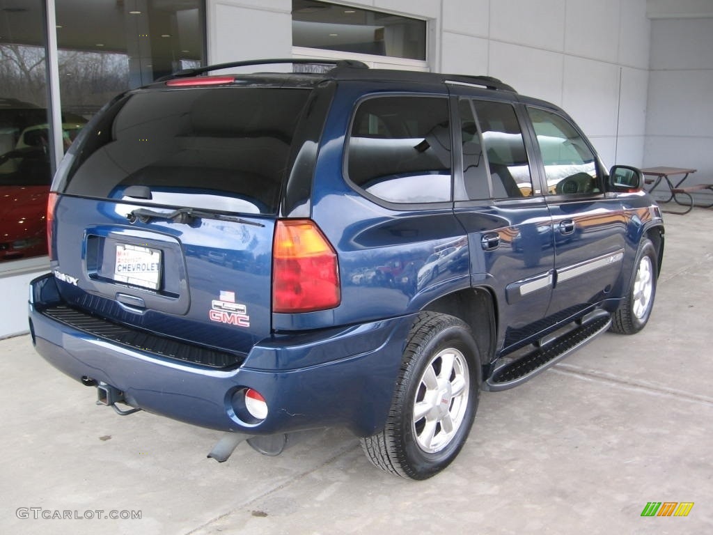 2003 Envoy SLT - Indigo Blue Metallic / Light Oak photo #18