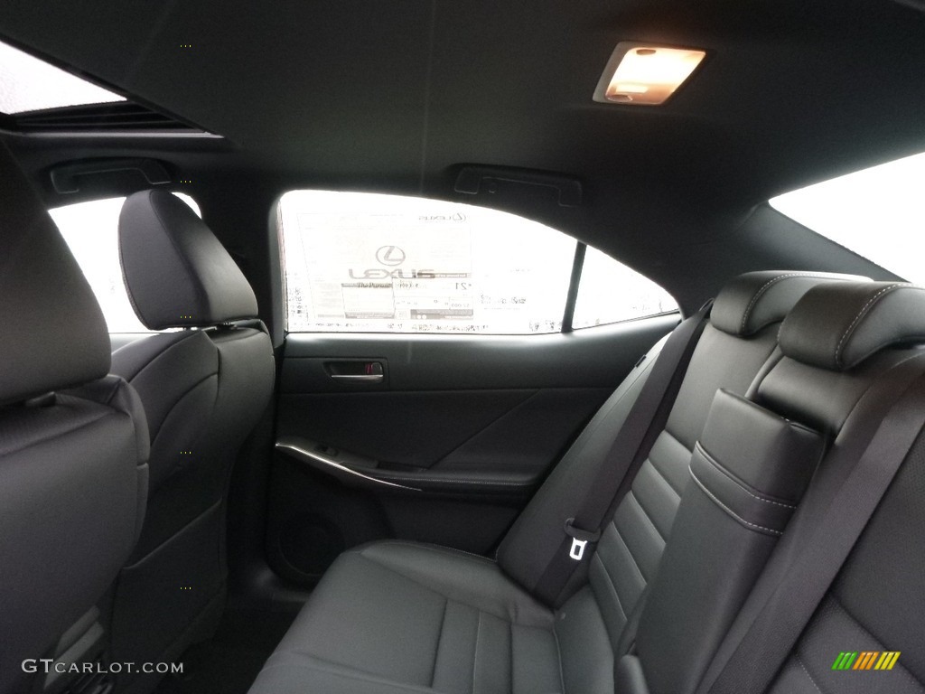 2017 Lexus IS 300 AWD F Sport Rear Seat Photos
