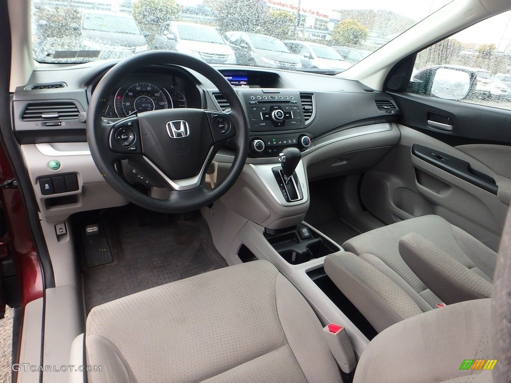 2012 CR-V EX 4WD - Basque Red Pearl II / Gray photo #18