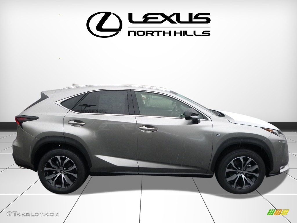 2017 NX 200t F Sport AWD - Atomic Silver / Black photo #2