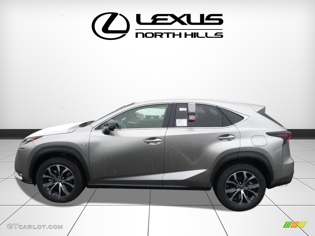 2017 NX 200t F Sport AWD - Atomic Silver / Black photo #3
