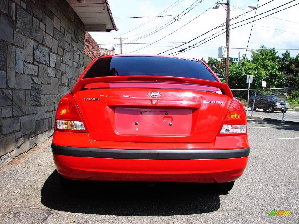 Rally Red Hyundai Elantra