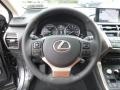 Black 2017 Lexus NX 300h AWD Steering Wheel