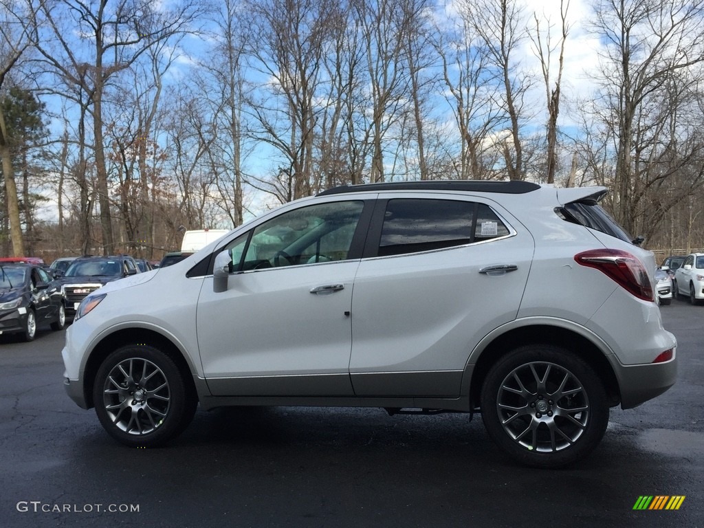 White Frost Tricoat 2017 Buick Encore Sport Touring AWD Exterior Photo #118346641