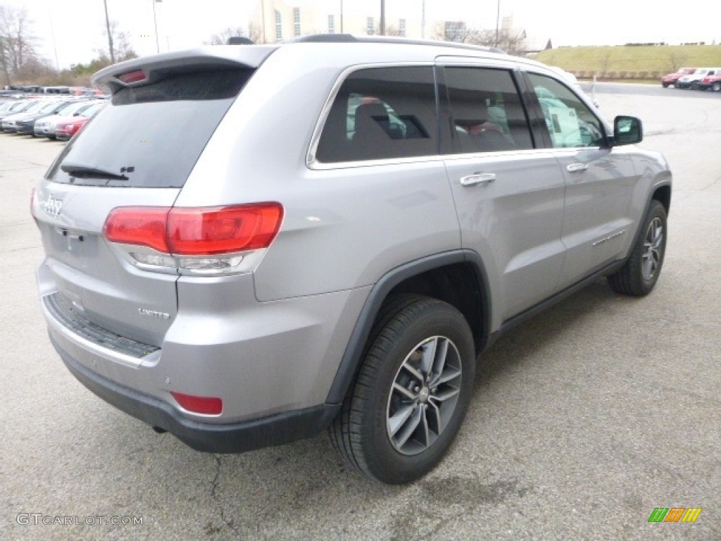 2017 Grand Cherokee Limited 4x4 - Billet Silver Metallic / Black photo #7