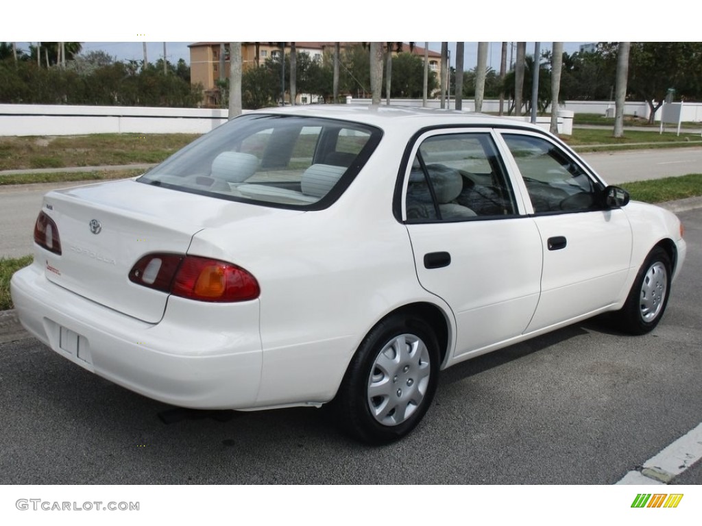 1999 Corolla VE - Super White / Pebble Beige photo #5