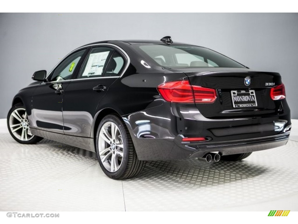 2017 3 Series 330i Sedan - Jet Black / Black photo #3