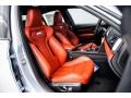 2017 BMW M3 Sakhir Orange/Black Interior Front Seat Photo