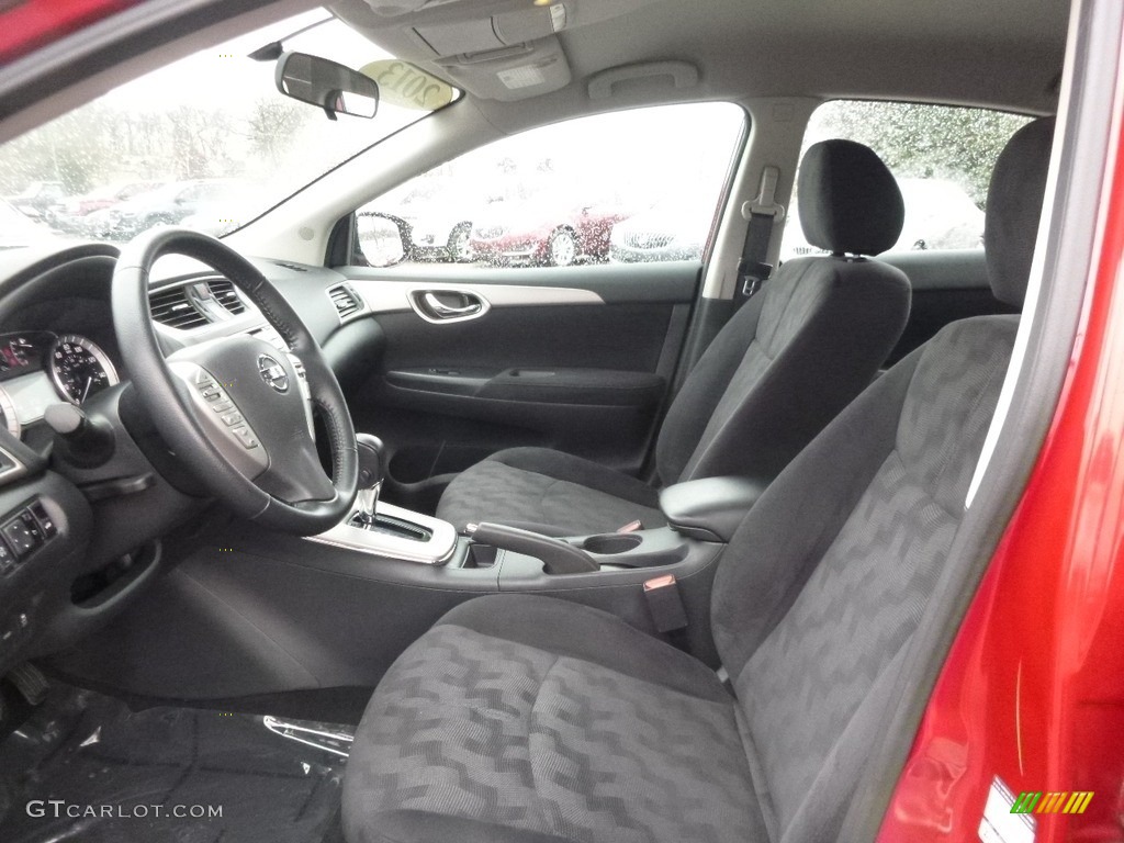 2013 Sentra SV - Red Brick / Charcoal photo #14