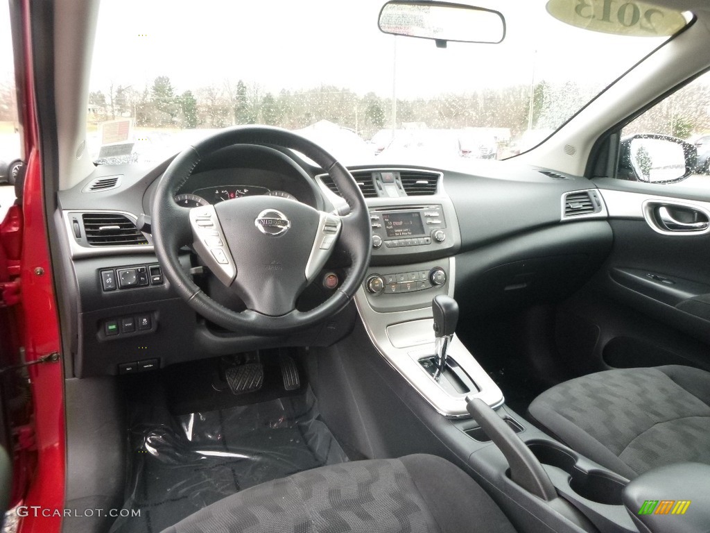 2013 Sentra SV - Red Brick / Charcoal photo #16