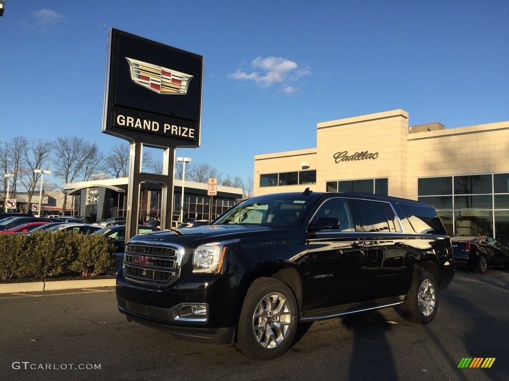 2017 Yukon XL SLT 4WD - Onyx Black / Jet Black photo #1