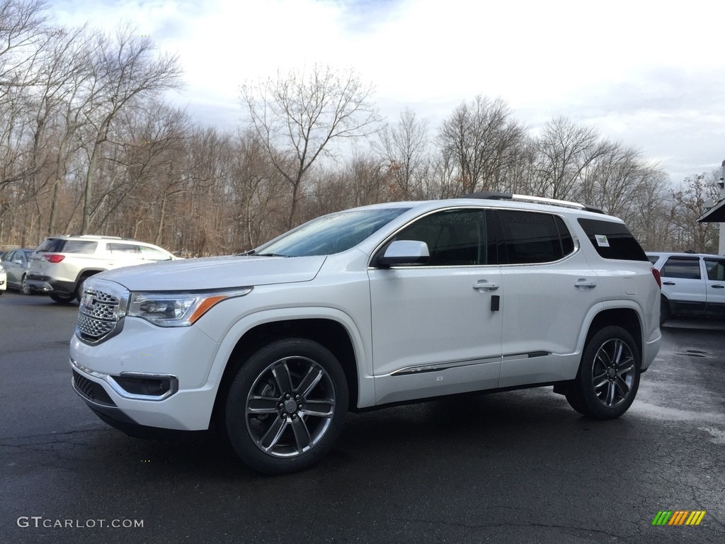 2017 Acadia Denali AWD - White Frost Tricoat / Jet Black photo #1