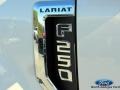 2017 White Platinum Ford F250 Super Duty Lariat Crew Cab 4x4  photo #40