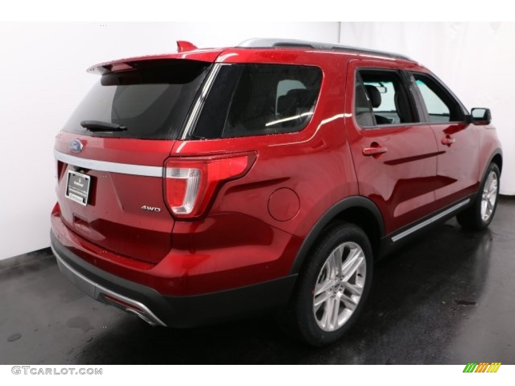 2017 Explorer XLT 4WD - Ruby Red / Ebony Black photo #11