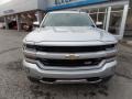 2017 Silver Ice Metallic Chevrolet Silverado 1500 LT Double Cab 4x4  photo #2