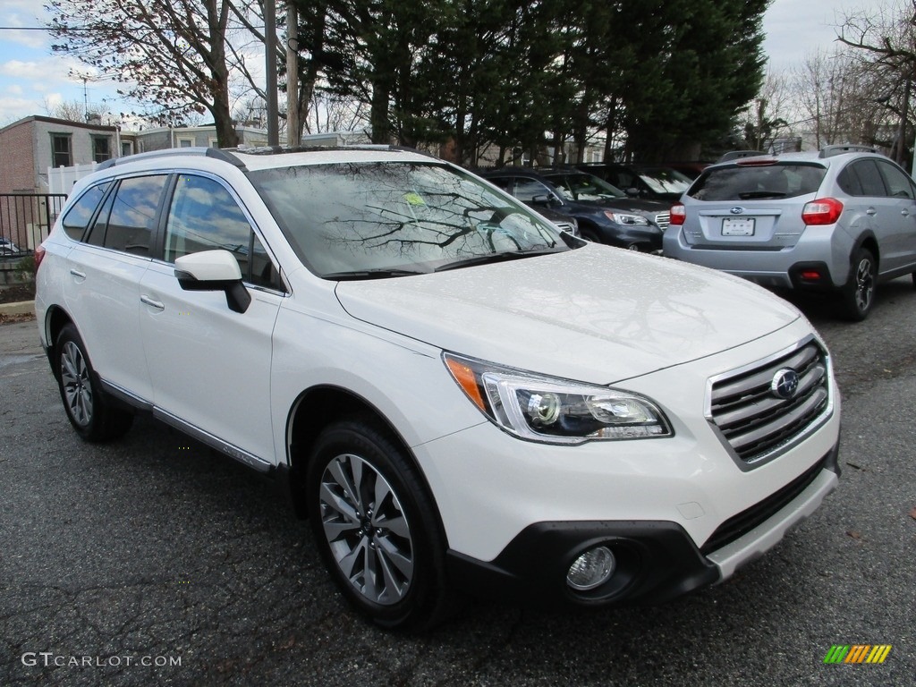 2017 Outback 2.5i Touring - Crystal White Pearl / Java Brown photo #7