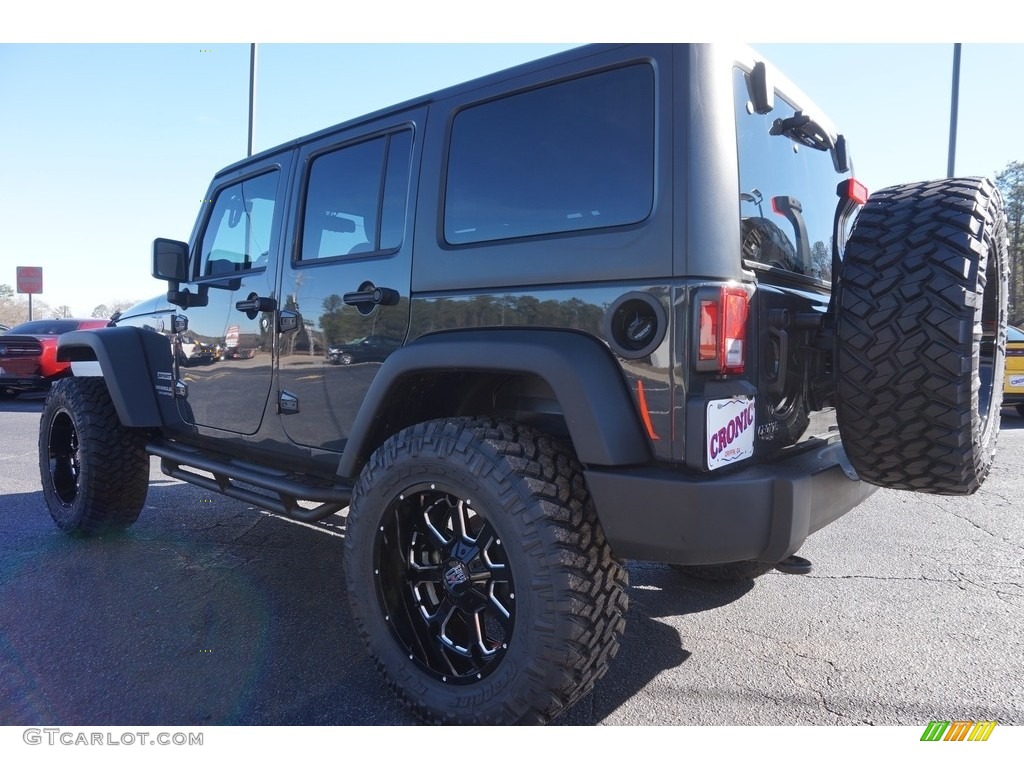 2017 Wrangler Unlimited Sport 4x4 - Rhino / Black photo #5