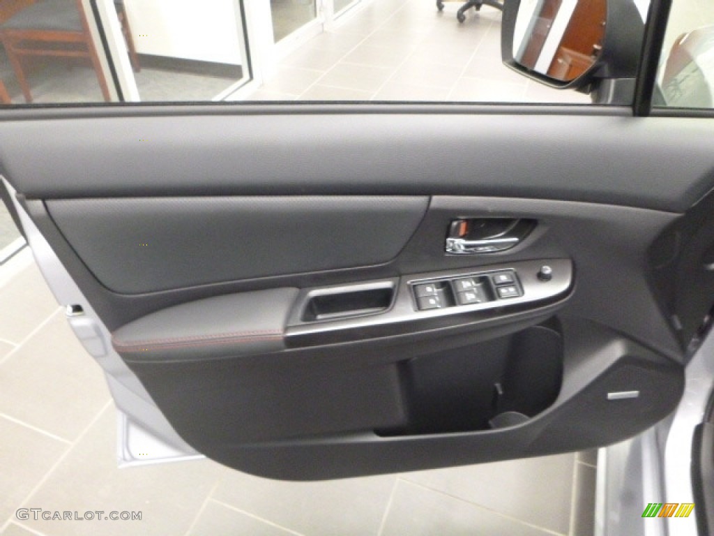 2017 Subaru WRX Limited Carbon Black Door Panel Photo #118357168