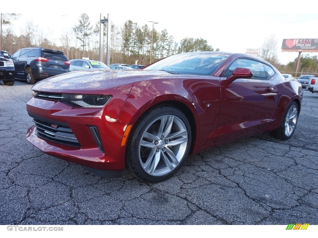 Garnet Red Tintcoat 2017 Chevrolet Camaro LT Coupe Exterior Photo #118357312