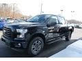 2017 Shadow Black Ford F150 XLT SuperCrew 4x4  photo #3