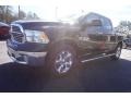 2017 Brilliant Black Crystal Pearl Ram 1500 Big Horn Crew Cab 4x4  photo #3