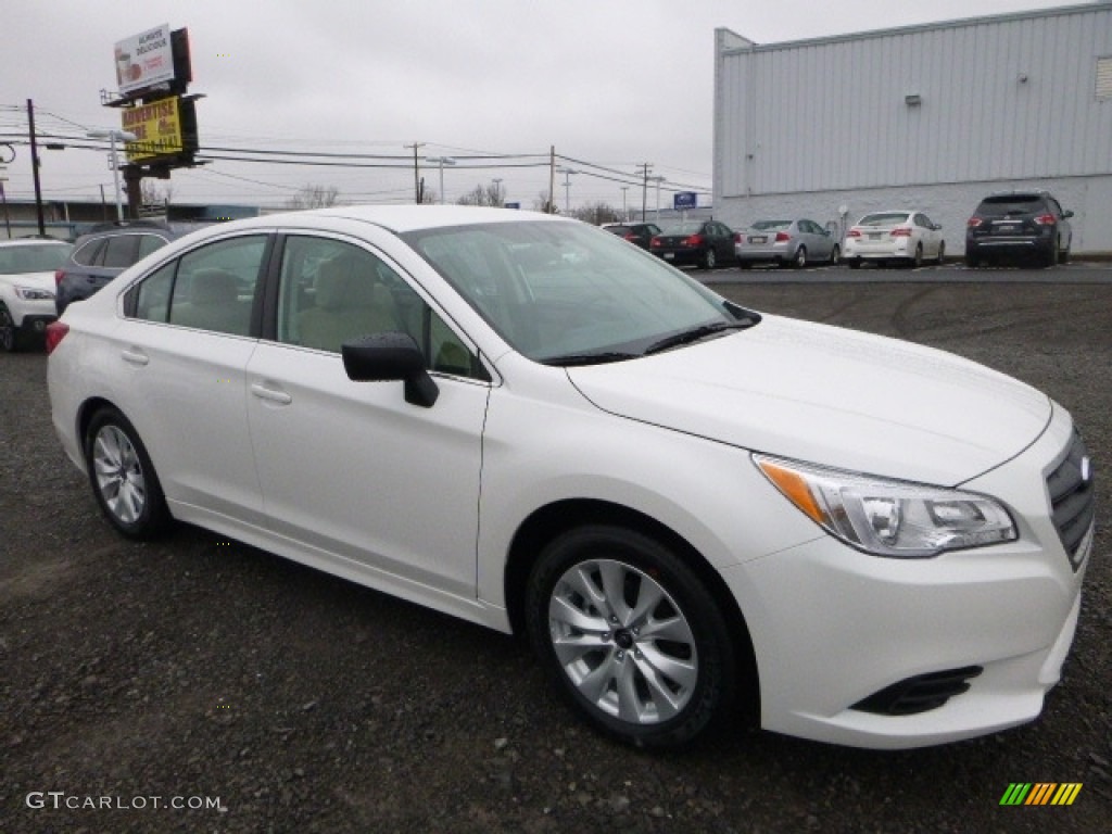 Crystal White Pearl Subaru Legacy