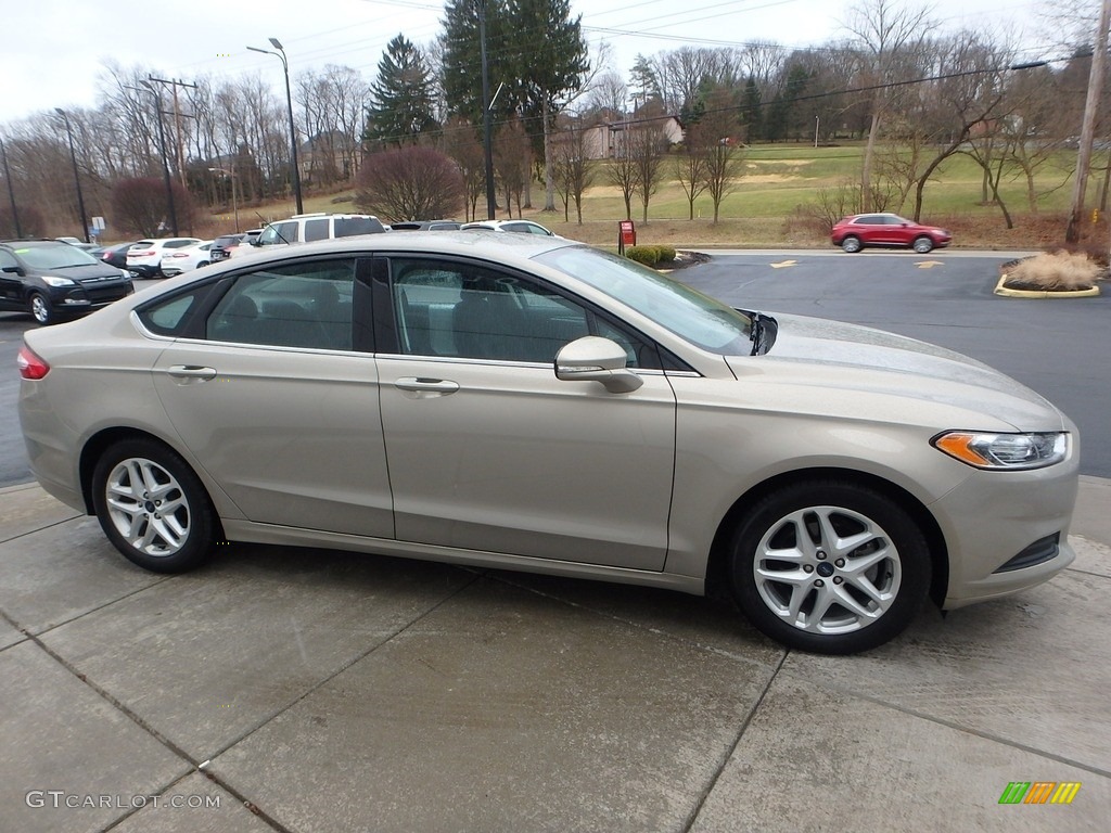 2015 Fusion SE - Tectonic Silver Metallic / Charcoal Black photo #6