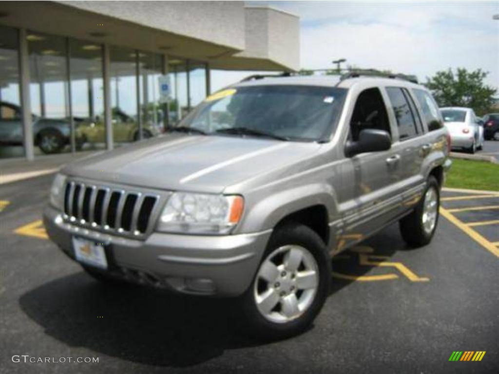 2001 Grand Cherokee Limited 4x4 - Silverstone Metallic / Agate photo #1