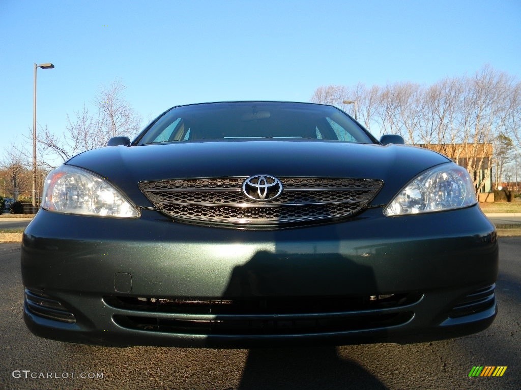 2002 Camry SE - Aspen Green Pearl / Dark Charcoal photo #4