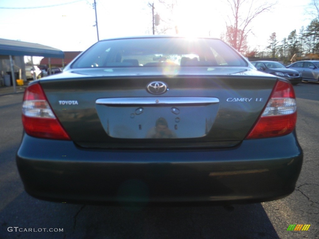 2002 Camry SE - Aspen Green Pearl / Dark Charcoal photo #9