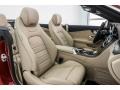 Silk Beige/Black Interior Photo for 2017 Mercedes-Benz C #118359610