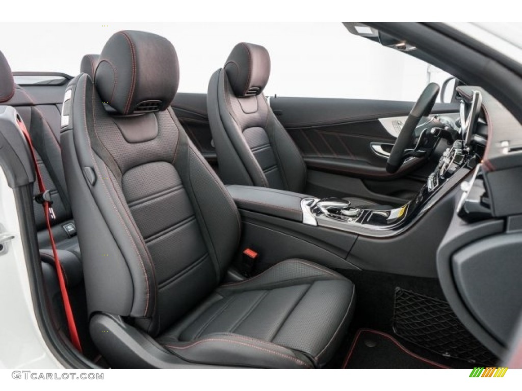 Black Interior 2017 Mercedes-Benz C 43 AMG 4Matic Cabriolet Photo #118359736