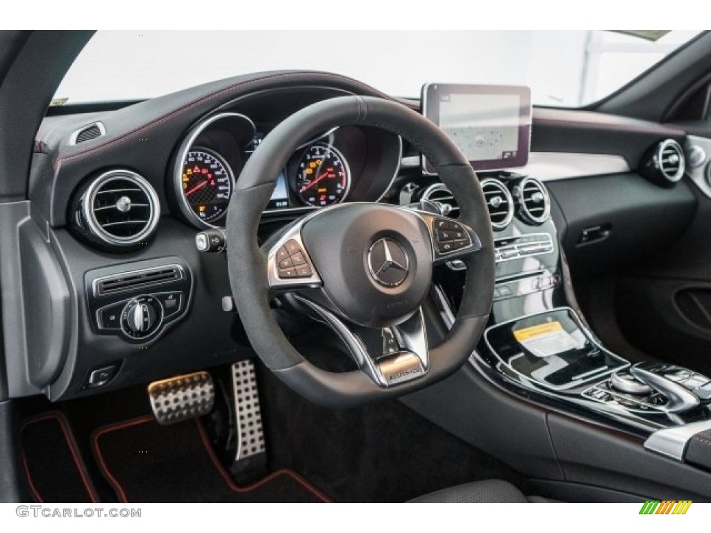 2017 Mercedes-Benz C 43 AMG 4Matic Cabriolet Black Dashboard Photo #118359769