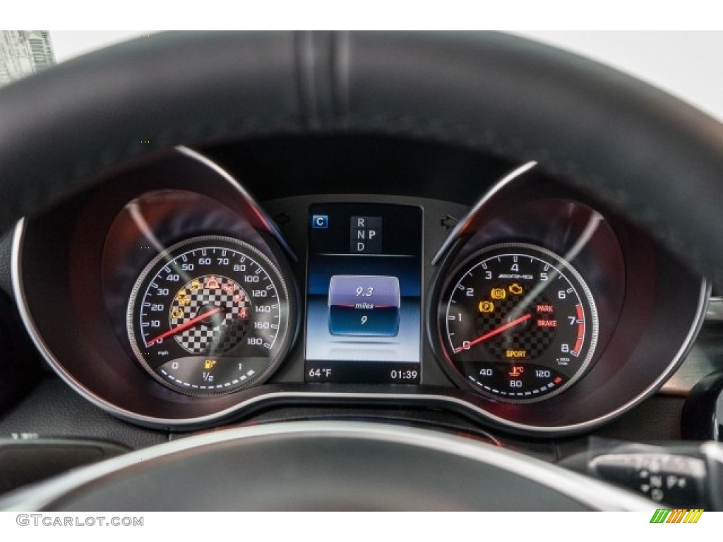 2017 Mercedes-Benz C 43 AMG 4Matic Cabriolet Gauges Photo #118359790