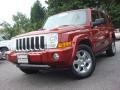 2006 Inferno Red Pearl Jeep Commander Limited 4x4  photo #1