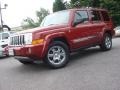 2006 Inferno Red Pearl Jeep Commander Limited 4x4  photo #2