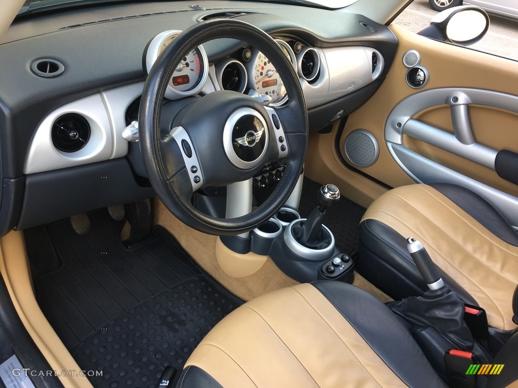 2003 Cooper Hardtop - Indi Blue Metallic / Cordoba Beige photo #9
