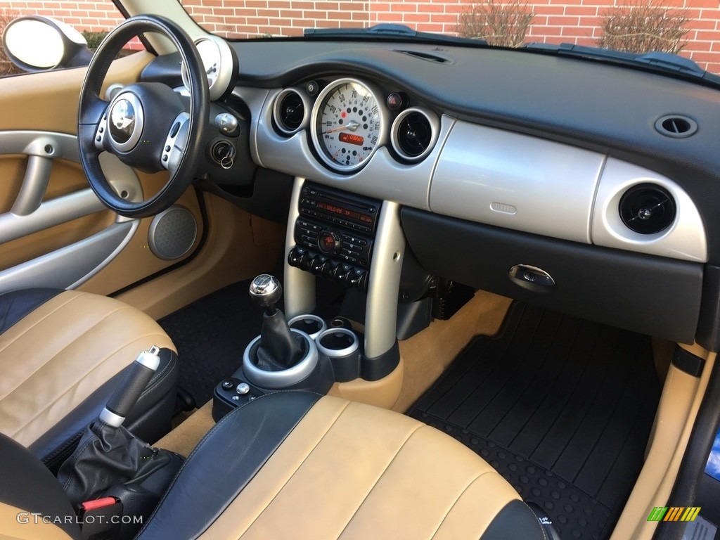 2003 Cooper Hardtop - Indi Blue Metallic / Cordoba Beige photo #11