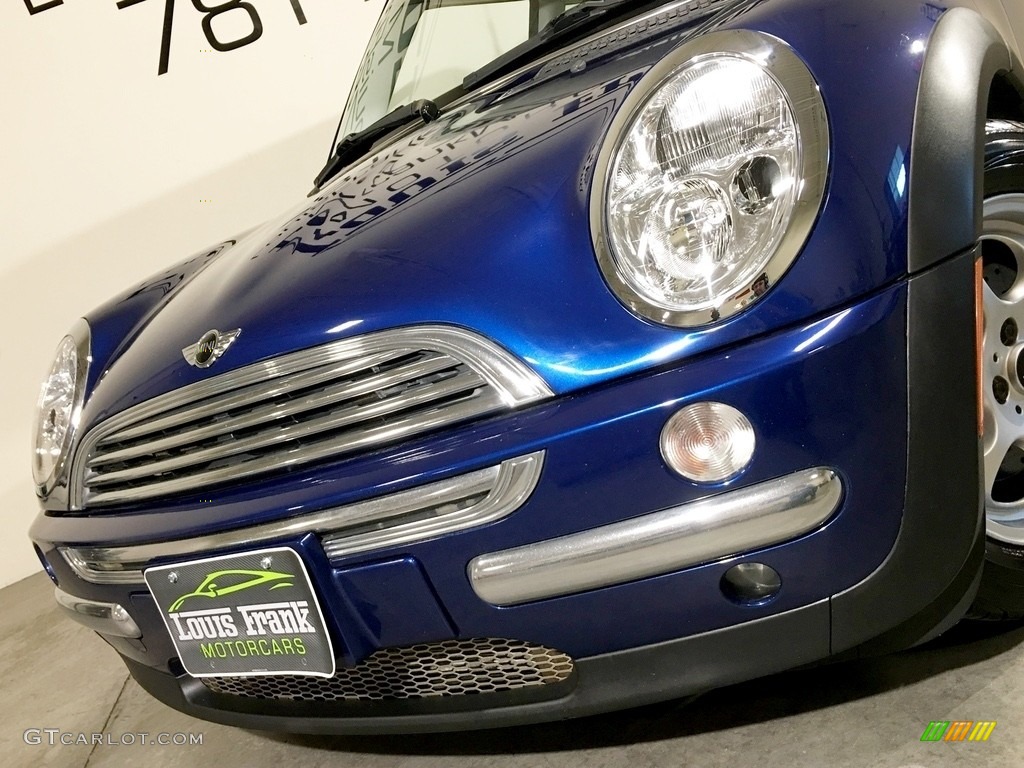 2003 Cooper Hardtop - Indi Blue Metallic / Cordoba Beige photo #22