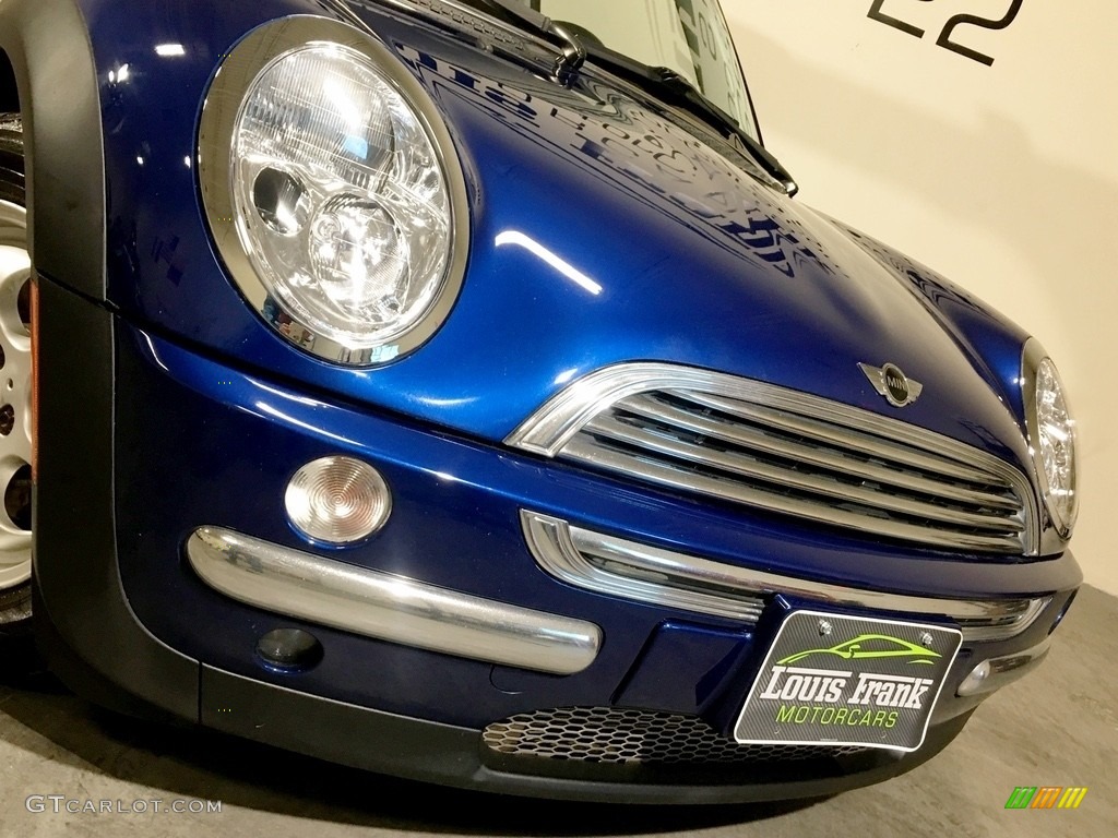 2003 Cooper Hardtop - Indi Blue Metallic / Cordoba Beige photo #24