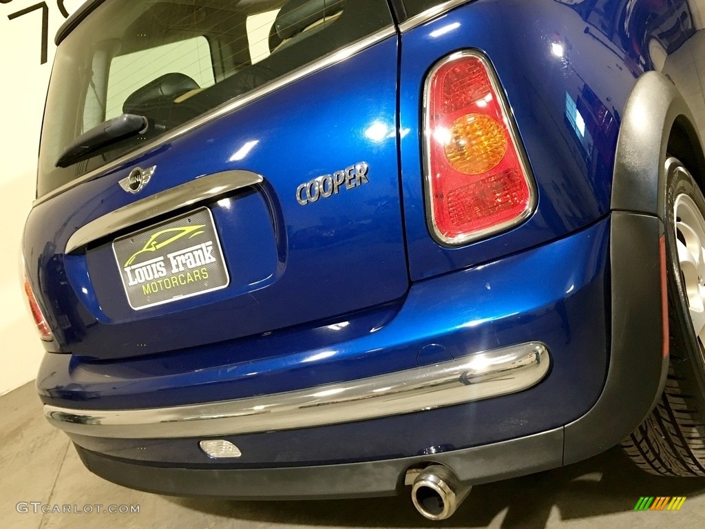 2003 Cooper Hardtop - Indi Blue Metallic / Cordoba Beige photo #25