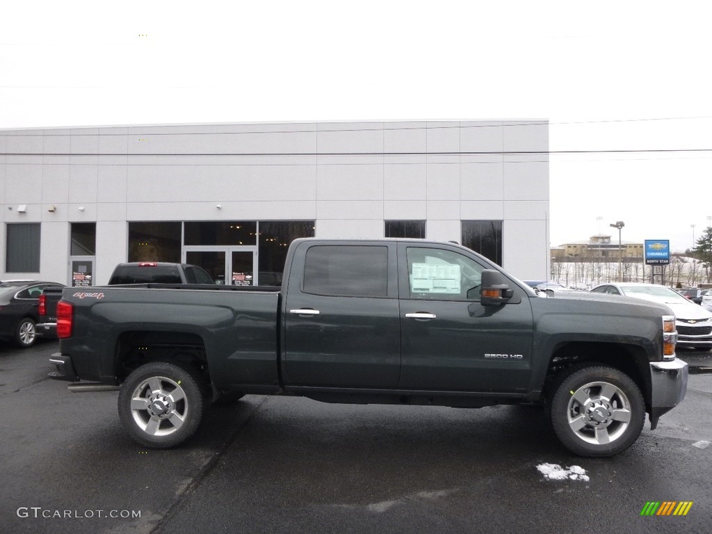 Graphite Metallic 2017 Chevrolet Silverado 2500HD Work Truck Crew Cab 4x4 Exterior Photo #118362495