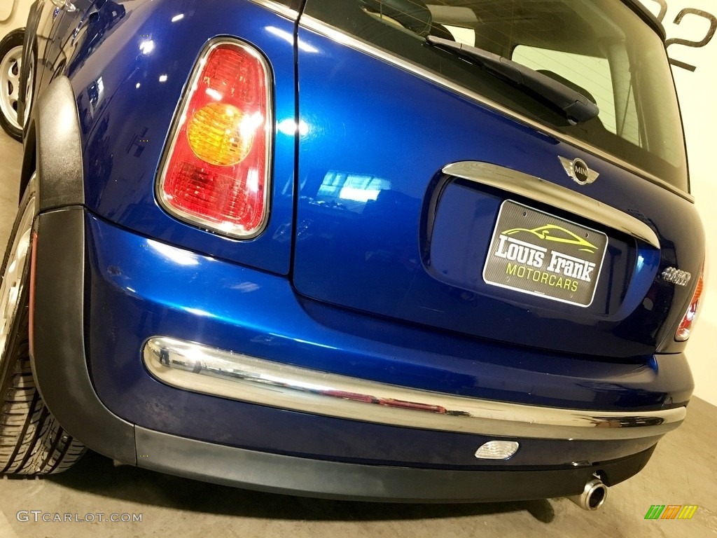 2003 Cooper Hardtop - Indi Blue Metallic / Cordoba Beige photo #27