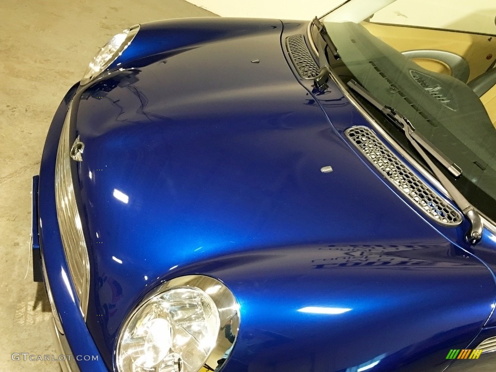 2003 Cooper Hardtop - Indi Blue Metallic / Cordoba Beige photo #34