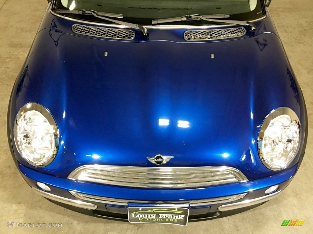 2003 Cooper Hardtop - Indi Blue Metallic / Cordoba Beige photo #35