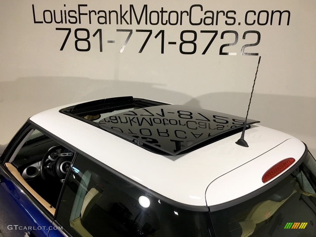 2003 Cooper Hardtop - Indi Blue Metallic / Cordoba Beige photo #40