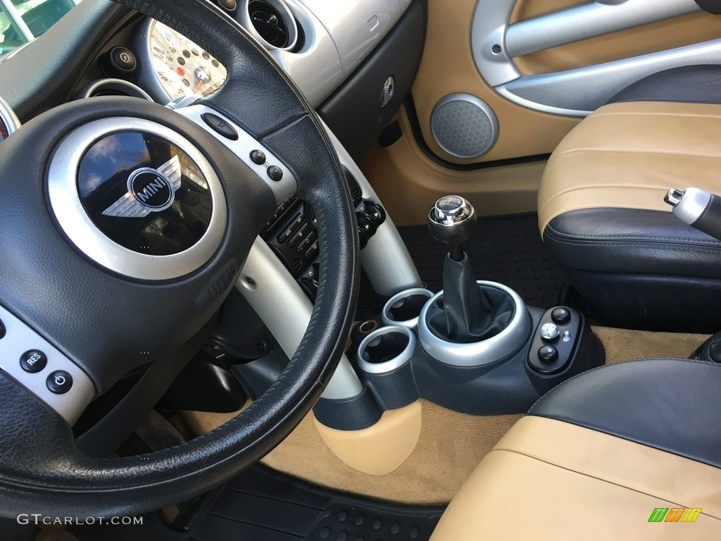 2003 Cooper Hardtop - Indi Blue Metallic / Cordoba Beige photo #44