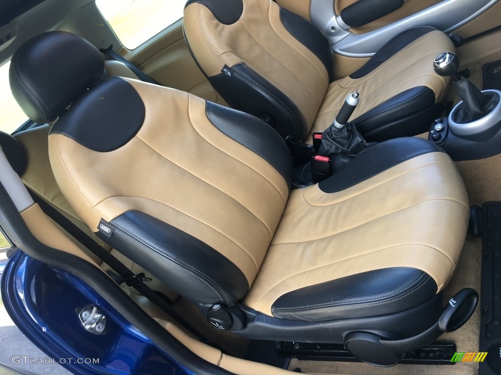 2003 Cooper Hardtop - Indi Blue Metallic / Cordoba Beige photo #48