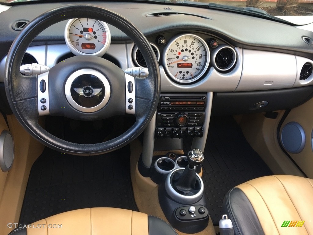 2003 Cooper Hardtop - Indi Blue Metallic / Cordoba Beige photo #49