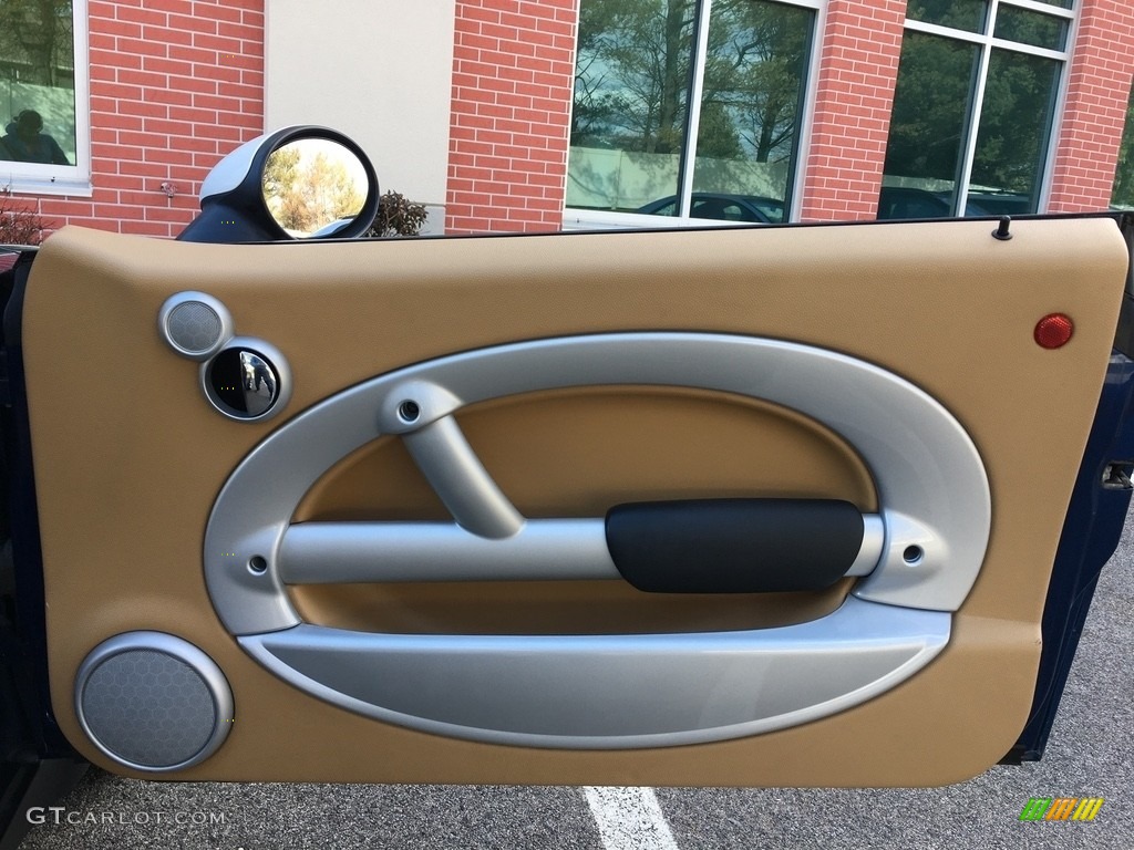 2003 Cooper Hardtop - Indi Blue Metallic / Cordoba Beige photo #58